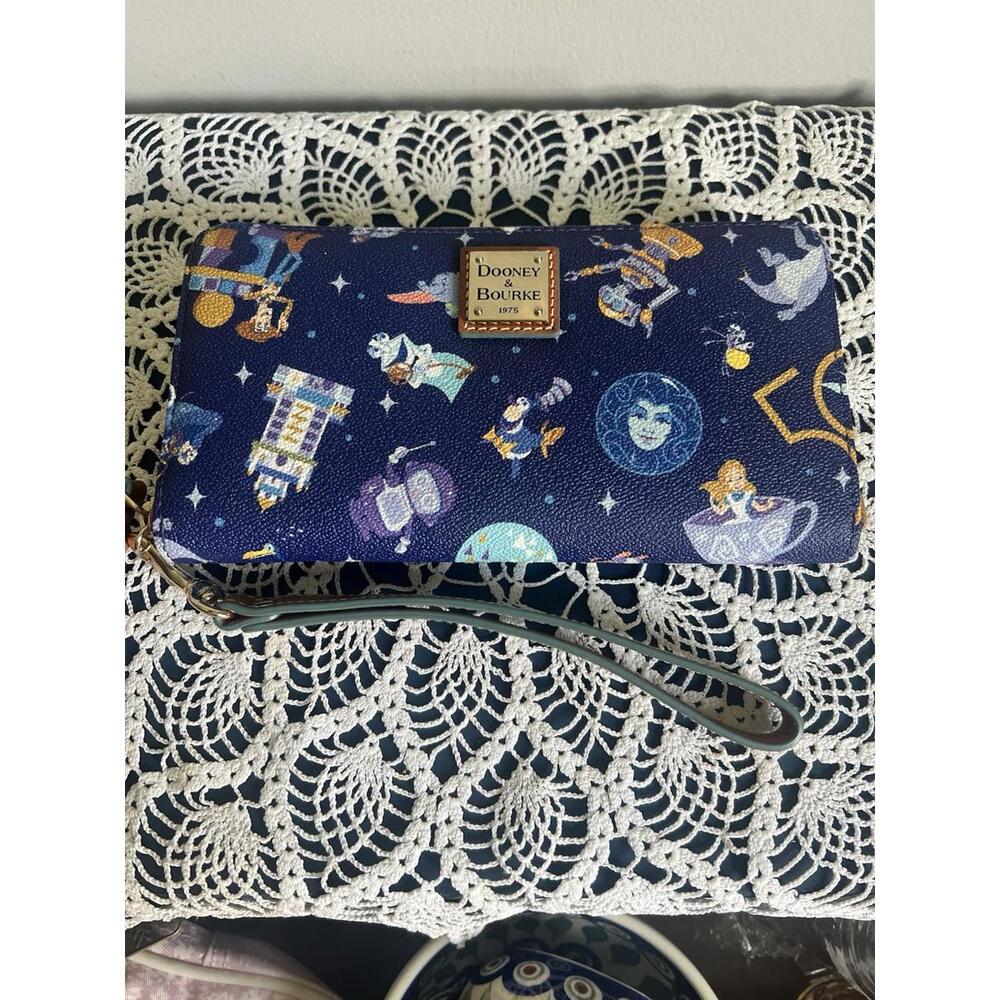 Dooney and Bourke Disney 50th Anniversary Wristlet/ Wallet Credit Card Holder